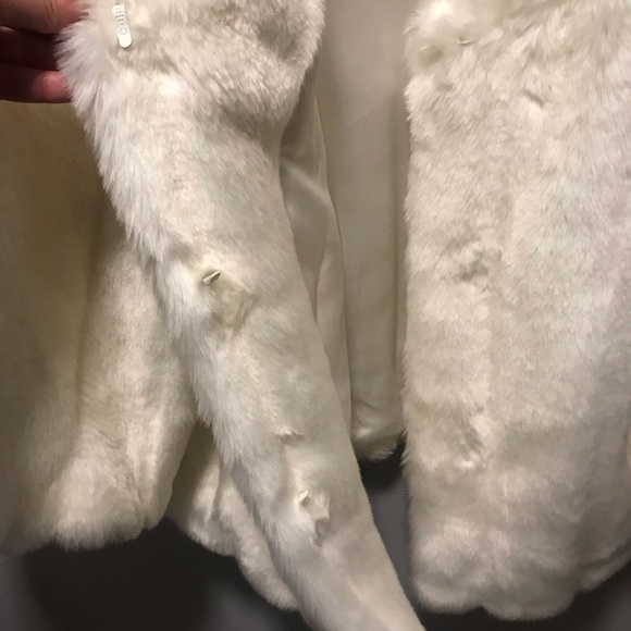 Ivory Fur Faux Jacket - Picture 3 of 6